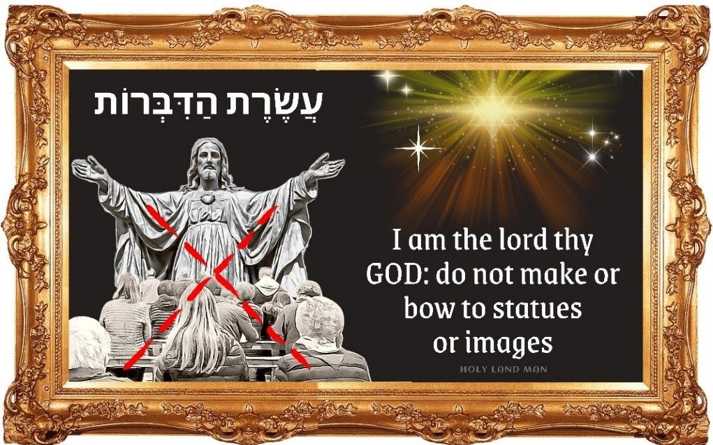 I am the lord thy GOD: do not make or bow to statuses or images