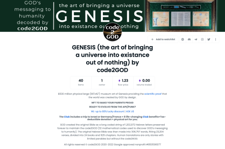 OpenSea GENESIS