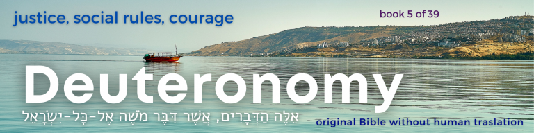 5 Deuteronomy book - original bible - banner