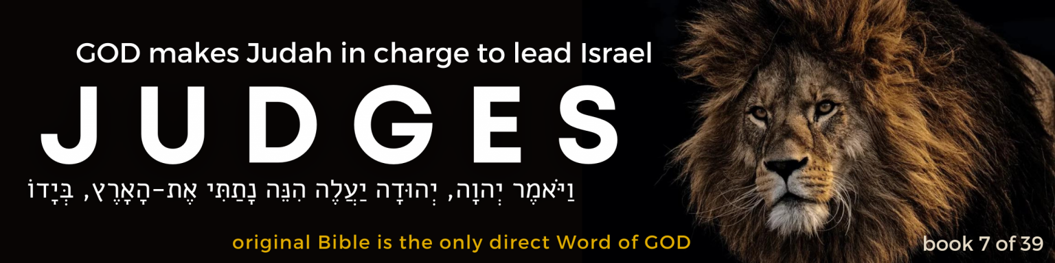 7 Judges book - original bible - banner