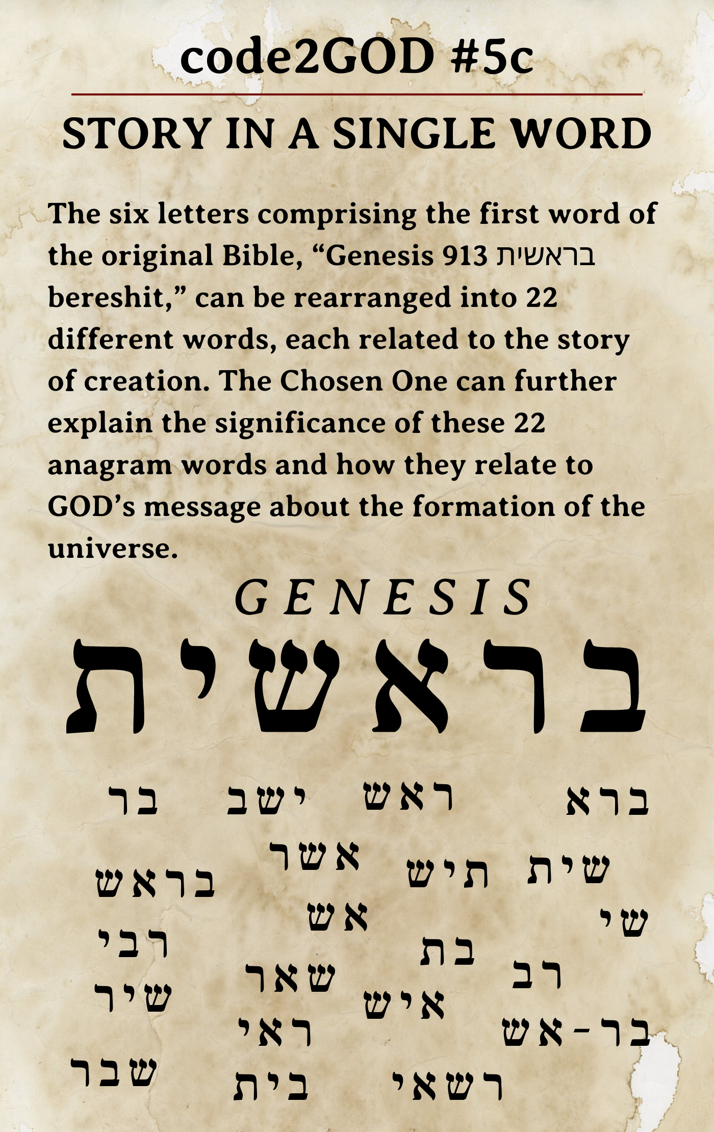 code2GOD #5c explained