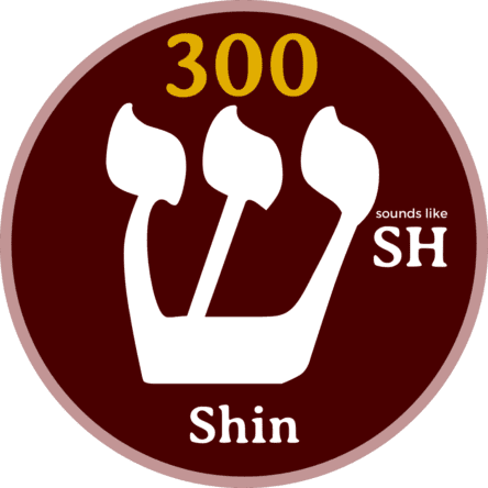 Shin - Hebrew Letters