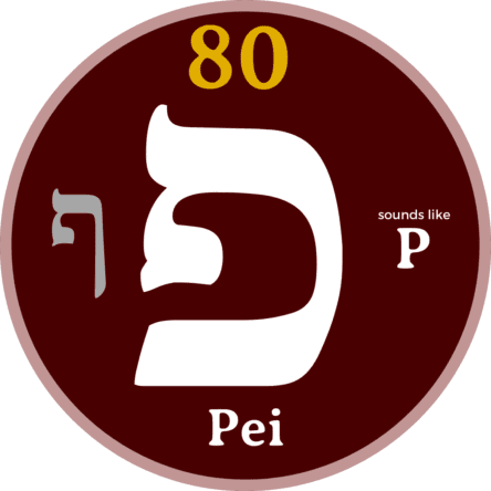 Pei - Hebrew Letters