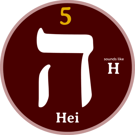 Hei - Hebrew Letters